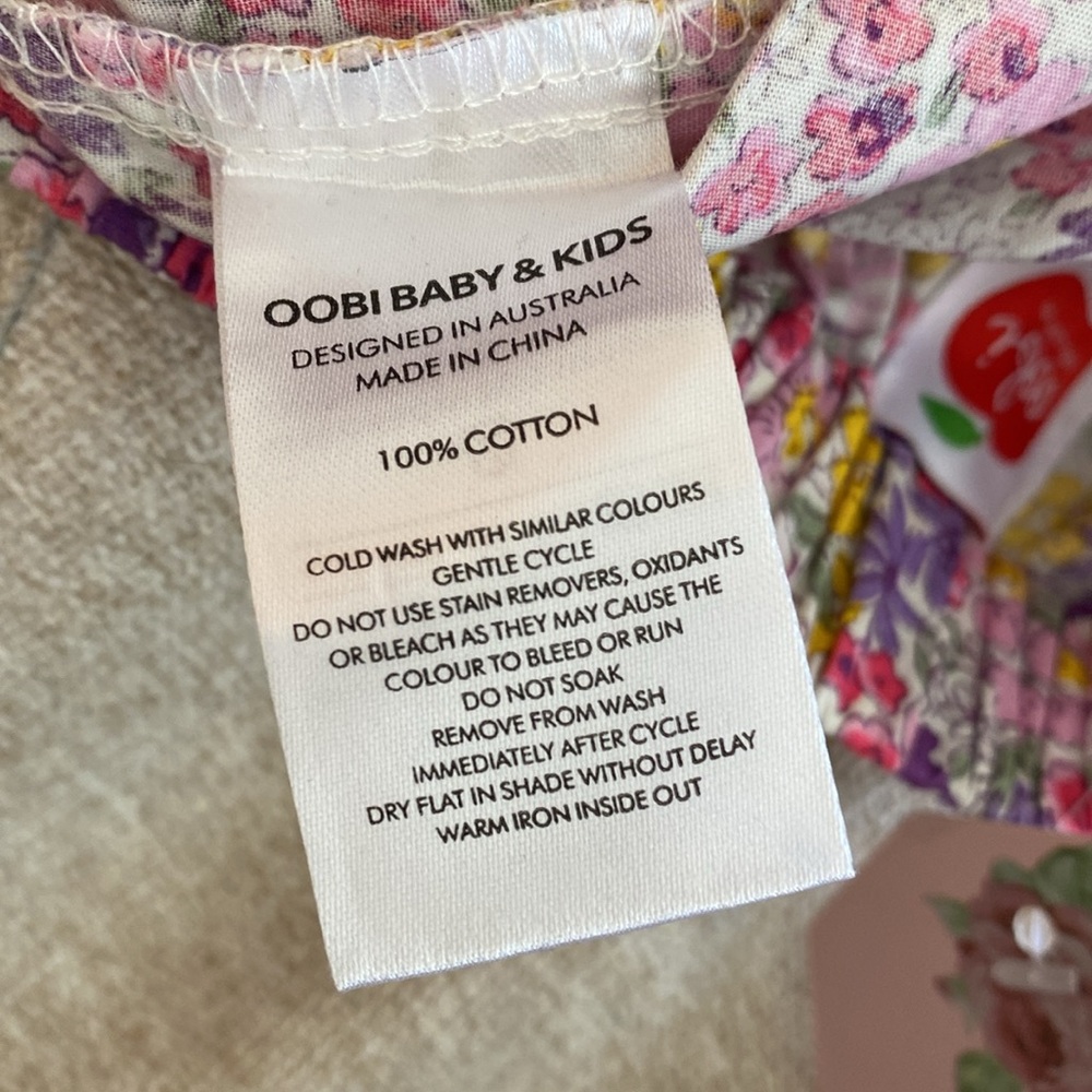 OOBI Girls Floral Shorts With Pockets - Picture 10 of 10